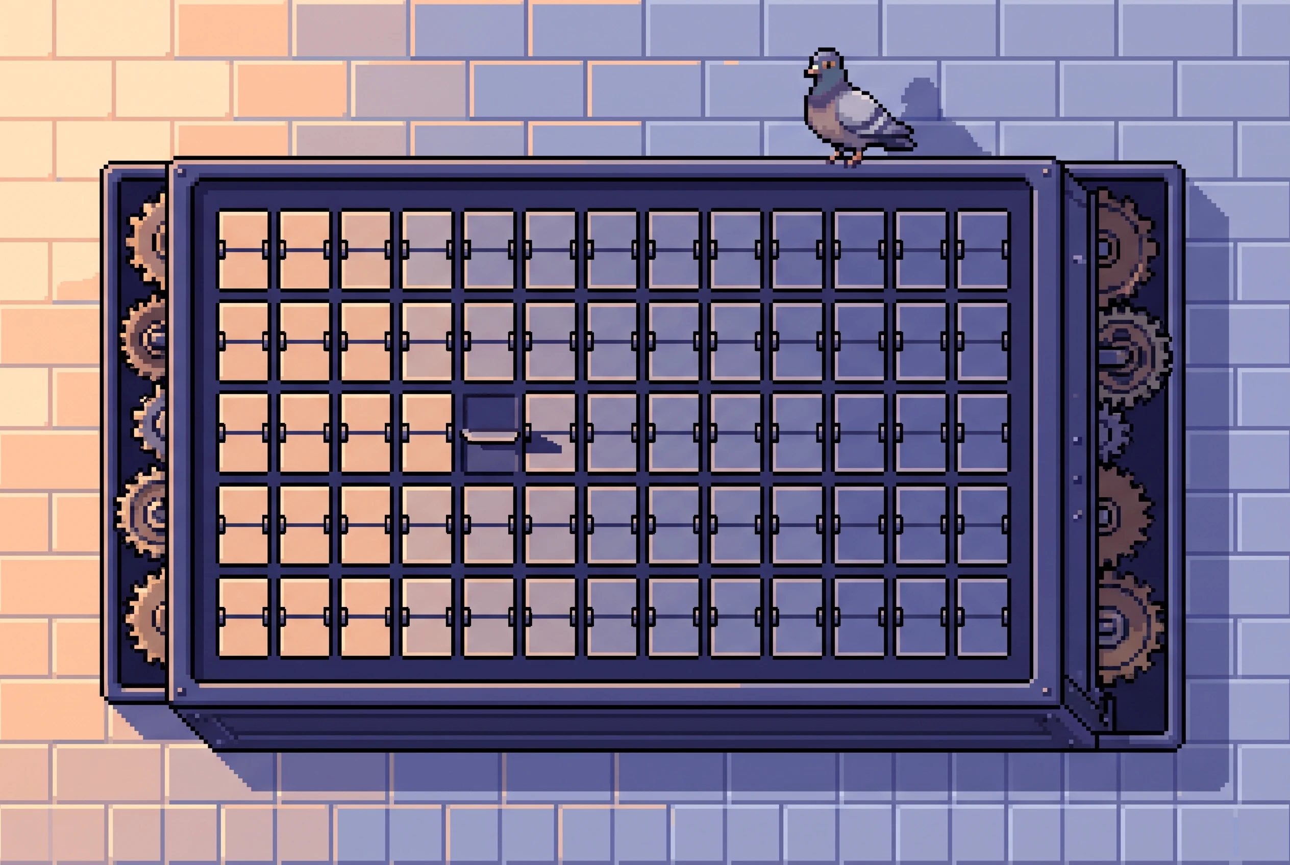 A mechanical split-flap departure board on a tiled station wall
